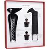 L'Atelier du Vin - Chic Set Night - Cofanetto Sommelier, confezione regalo - Cavatappi Chic Monsieur Night - Pompa per vuoto per vino Gard'vin ON/OFF