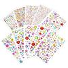 CYZBL 3200 Pezzi Adesivi di Gemme Perline Multicolori, 10 Fogli Brillantini Autoadesivo Cristallo Strass Adesivo, 3 mm 5mm Adesivo Strass per DIY Artigianato Abbellimenti Decorazione