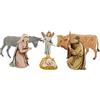 Moranduzzo Natività 6 Soggetti per Presepe da Cm 11 Scala 1:20 - Statuine Presepe Indistruttibili - Stile 700', Pittura Rifinita a Mano, Prodotto Ufficiale, Made in Italy, Scultore M. Landi