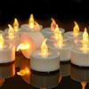CANDLELAS Set di 12 Candele LED a Lume di Candela Senza Fiamma Giallo Caldo