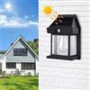 YZYOE Lampada da parete a induzione solare Luce calda, senza fili Dusk to Dawn Motion Sensor LED Sconce Luci IP65 impermeabili.