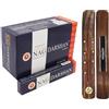 Aromasenses - Incenso Golden Nag Darshan Vijayshree - 12 scatole da 15 grammi ciascuno + 1 Bruciatore di incenso Aromasenses