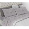 Riad Arredo Set Completo Letto 100% Cotone Morbido - Set Lenzuola con federe Mano Delicata Made in Italy (Bali Tortora, Matrimoniale Maxi)