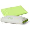 epselia ENJOY THE ITALIAN UNIVERSE EPSELIA Cuscino Guanciale Letto Memory Foam Rivestimento BAMBU' BIO, modello saponetta cm 70x40 H12 con fascia perimetrale Traspirante 3D, Sfoderabile, CertiPUR™ OEKO-TEX®