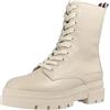 Tommy Hilfiger TH WARMLINED RUNNER SNEAKER FW0FW06783, Donna, Bianco (Ecru), 42 EU