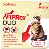 Livisto Antiparassitario per gatti 1 Fialetta Antipulci Protegge il gatto da Pulci Zecche Pidocchi Fialette Pipette Antipulci Lunga Durata