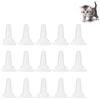 Cyrank Tettarelle Da Biberon 15 Pezzi, Capezzoli Per Biberon In Silicone,Capezzoli Per Gattini Per Animali Domestici Per Cani E Gatti Per Alimentazione Morbida Per Biberons Per Cani Da