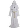 Gothden Golden service Costume da Monaco Sacerdote Accappatoio Frate Medieval Rinascimentale per Halloween Carnevale