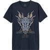 House Of the Dragon Mehoftdts008 T-Shirt, Navy, XS Uomo