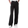 Love Moschino Palazzo Trousers Pantaloni Casual, Black, 46 da Donna