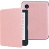 DMluna Custodia per Kobo Clara Colour/Clara BW/Clara 2E, Tolino Shine Colour/Shine 5/4 - Cover Protettiva Funzione Auto Wake/Sleep - Pelle Sintetica Premium, Antigraffio, Anticaduta, Oro Rosa