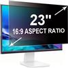 RUORD Stanze Pellicola Privacy 23 Pollici 16:9 (51x28.7cm) Monitor - Filtro Privacy Schermo Luce Blu & Anti-Riflesso, Rimovibile | Filtro Privacy PC per Ufficio