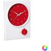 BigBuy Home Orologio, Rosso, Taglia Unica