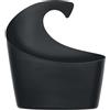 Spirella SYDNEY BLACK Cestino da bagno grande, Polipropilene, nero, 30,5 x 27,5 x 10 cm