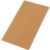 cyclingcolors Toppe autoadesive impermeabili per riparare tessuti vestiti tende zaini giacche e piumini 10x18cm, marrone chiaro