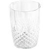 alpina HlpiAMok Yasirona - Set di 6 bicchieri riutilizzabili in plastica, effetto cristallo, 400 ml