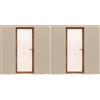 Soleil d'ocre Celia Tenda in voile per porta finestra, da 70 x 200 cm, di colore bianco (Confezione da 2)