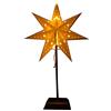 Best Season SA000049 - Stella LED in metallo/carta/plastica, 14 x 34 x 55 cm, colore: Bianco