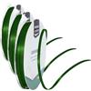Vaessen Creative Iris Ohyama Ribbon Lyon Wired Nastro di Raso, Verde (Scuro), 3 mm x 10 m (Confezione da 3)