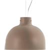Kartell Bellissima, Lampada a Sospensione, Tecnopolimero termoplastico colorato in Massa, Tortora, Ø 50 x H 41 cm [Classe di efficienza energetica E]