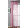 Gardinenbox Tenda trasparente con occhielli, tinta unita, 225 x 140 cm (altezza x larghezza), colore rosa, 20332-cn