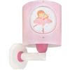 Dalber Lampada da parete per bambini Princess Dance Ballerina Rosa, 60919, E27