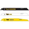SabreCut SCRSKM3B - 3 lame per sega miste, 225 mm, S1110DF S1122HF S1122BF, per taglio rapido in legno e metallo, compatibili con Bosch Dewalt e molti altri