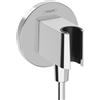 hansgrohe FixFit S Uscita a muro con set porter, Cromo, 26888000