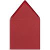 Glüxx-Agent 25 buste per lettere in rosso - Quadrate 14 x 14 cm - incollaggio a umido - aletta di chiusura a punta - ideale per Natale, matrimonio e inviti - Glüxx-Agent