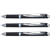 PENTEL 3 pezzo PENNA A SFERA liquid gel EnerGel DOCUMENTO, Blu