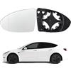Wvxilyr Specchietto retrovisore Golf 7 Specchio Vetro Specchio Specchio Specchio Retrovisore, Vetro Specchio Sinistro per Golf 7, Vetro Specchio Retrovisore Sostituzione, Specchio Asferico con Funzione di
