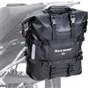 WILD HEART Moto borsa laterale in acciaio inox sospensione borsa impermeabile Borse da sella 20L/25L impermeabile Pianner Bag resistente all'usura per uso generale Accessori (Nero TPU, 25L,One PCS)