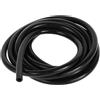 Partuto 1 pezzo Tubo in Silicone Universale per Vuoto Auto Tubo per Vuoto Auto Linea Alta Temperatura Silicone Nero 10FT 1/4 6mm ID 2mm Spessore