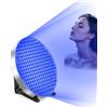Jitesy Solarium da 50 W per la casa con 250 pezzi, 460 NM, supporto pieghevole regolabile e ganci sospesi, solarium, per la casa per corpo e viso