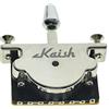 Kaish Interruttore a leva per chitarra a 3 vie per Strat Tele Chrome Plastic Tip
