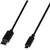Konix Mythics Cavo di ricarica USB da 2 m per Nintendo Switch - Nero