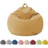 BOYIFEIJIE Sacco Seduto per Bambini e Adulti, Coprimaterasso Sacco Seduto Senza Riempimento, con Cerniera, per Adulti e Bambini, 100 x 120 cm Poltrona Sacco per Camera da Letto, Ufficio, Soggiorno, Terrazza