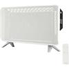 Cecotec Radiatore Elettrico con Telecomando ReadyWarm 2000 Graphene. 1800W, Termostato 15-40ºC, Basso Consumo, Timer 12h, Tripla Sicurezza, Calore Rapido, Design Compatto