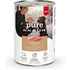 MERA Pure Sensitive tacchino (6 x 400 g), cibo per cani bagnato ad alto contenuto di carne e senza cereali, cibo umido al 100% di proteine animali per cani sensibili, proteine singole