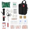 DAJASD Kit Sopravvivenza Militare Professionale, 54PCS Tattico Militare Trauma Kit di Pronto Soccorso, Kit di Primo Soccorso per Esterni per Campeggio Alpinismo Escursioni Montagna Trekking