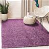 SAFAVIEH Tappeto in Fibra Naturale per Soggiorno, Sala da pranzo, Camera da letto - Natural Fiber Collection, A Pelo Corto, Viola, 122 X 183 cm
