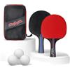 INHHCED Set di fruste da ping pong con palle, allenamento e tempo libero, fruste da ping pong e accessori interni