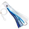 OROOTL Esca da pesca ad acqua salata Offshore Big Game Esca da pesca per tonno Mahi Marlin Delphin Wahoo Trolling Skirted Esca da pesca in mare profondo Squid Skirts Rig 6 pollici