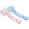 xx-uv Confezione da 2 cinghie elastiche per yoga (115 cm), extra lunghe, per adulti e bambini, fascia elastica per esercizi di fisioterapia, pilates, danza e ginnastica, confezione da 2