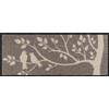 Salonloewe Skandi Birds I - Zerbino lavabile, 30 x 75 cm, motivo: uccelli, per interni
