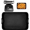 GINOYA Fodere per friggitrice ad aria per Ninja AG551UK AG551UKCP, accessori in silicone per friggitrice ad aria Ninja Foodi MAX Health Grill e friggitrice ad aria, 5,7 l, (nero)