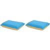 NIGRIN 73803 Spugna Antiappannamento per Interni Auto Finestre Elimina condensa Nebbia Previene l'appannamento 12x8x4 cm Giallo Blu (Confezione da 2)