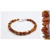 Collare In Ambra Baltica Naturale Per Cani – Perline Non Lucidate, Regolabile 35–40 Cm Con Certificato