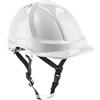 HÖGERT TECHNIK - Casco protettivo, casco da cantiere in ABS, EN 397, sistema a cricchetto, ventilazione, sottogola, casco da lavoro per cantieri e industrie, casco di sicurezza regolabile