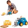 Driven by Battat - Telescopio, 23 cm - Telescopio giocattolo per bambini - Veicolo da costruzione giocattolo - Luci e suoni - Parti mobili - 3 anni +